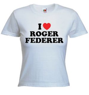 Love Roger Federer T Shirt   You Can Choose Any Name