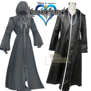 Anime Cosplay Kingdom Hearts Organization XIII Costume Hoodie Coat