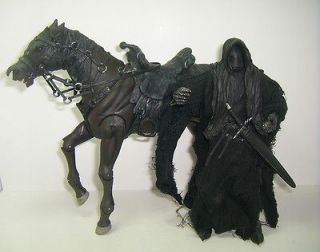   The Rings Fellowship of the Ring Ringwraith & Horse Action Figure LOTR