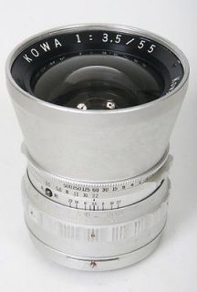 Kowa six 55mm f/3.5 Wide Angle lens and cap