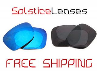 SL Replacement Lens BLUE ICE MIRROR & BLACK Oakley HOLBROOK 