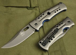   Titanium Tactical Saber Hunting Fishing Folding Clip Lock Knife mca62