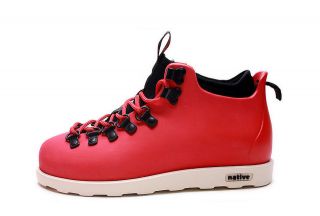 Native Fitzsimmons Torch Red Vegan Shoes Boots Mens & Womens ALL Sizes