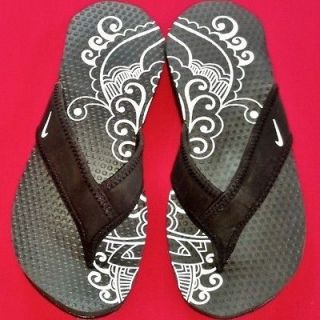   Youth NIKE CELSO Black/White Thongs Flip Flops Casual Sandals Shoes
