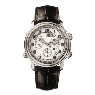 Blancpain Mens 2041.1127M.53B Leman Reveil GMT Alarm Watch Watches 