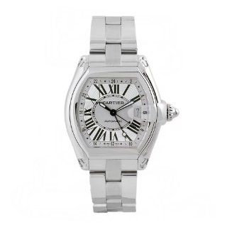 Cartier Mens W62025V3 Roadster Stainless Steel Automatic Watch 