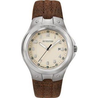   INDIGLO Night Light Dial Water Resistant Brown Leather Watch T49718