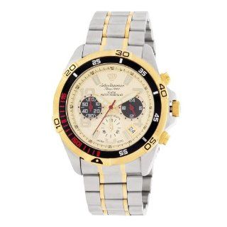 Jules Jurgensen Mens 5224TS Gold Tone Chronograph Watch Watches 