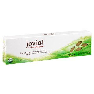 Jovial Organic Brown Rice Capellini, 12 Ounce Packages (Pack of 6 