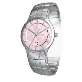 Obaku Harmony Womens Watch   Silver Band / Pink Face   V101LCPSCS 018 