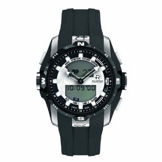   Black Rubber Multifunction Analog Digital Watch Watches 
