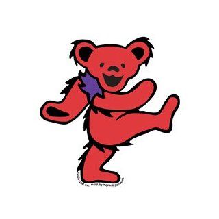 Grateful Dead   Small Red Dancing Bear   Sticker / Decal :  