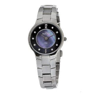   Skagen Denmark Link Crystal Accent Bracelet Watch: Watches: 