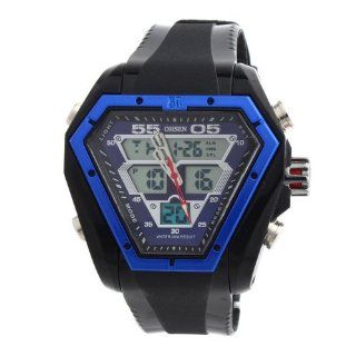   655012 Digital Blue Plastic Strap Sport Watch Watches 