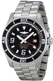 Breitling Mens A1739102/BA80 Superocean 44 Black Dial Watch Watches 