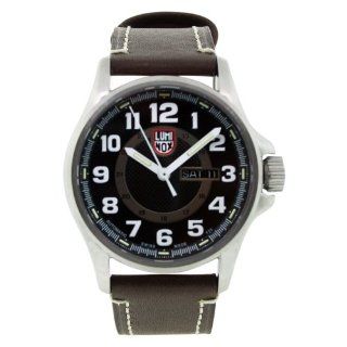 Luminox Mens 1801 Stainless Steel Analog Bezel Watch Watches  