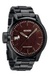 NIXON Mens NXA1981107 Black Ion Plated Stainless Steel Watch Watches 