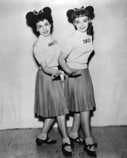 The Mickey Mouse Club Annette Funicello Doreen Tracey Wearing Ears 