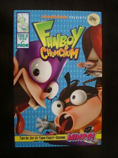 NICKELODEON LIMITED EDITION FANBOY & CHUMCHUM POSTER EXCLUSIVE SDCC 
