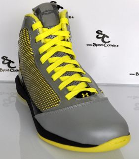 Under Armour Jet mens basketball shoes UA grey yellow volt NEW