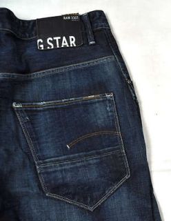 STAR G STAR Arc Loose Tapered Rugby Wash Blue Jeans 33/30