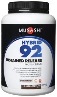MUSASHI Hybrid 92 Sustained Release Protein Powder 900g Chocolate
