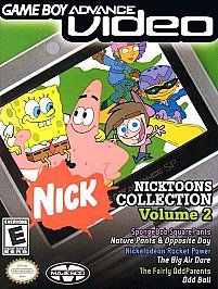 GBA Video Nicktoons Collection Volume 2 Nintendo Game Boy Advance 