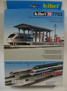 NEW KIBRI N Scale Model 7753   TRAIN PLATFORM EXTENSION for 7751