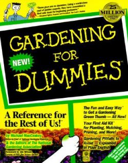 Gardening for Dummies by National Gardening Association Staff and Mike 