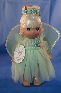 Tinker Bell Garden Party Green Dress 9 Vinyl Doll Precious Moments 