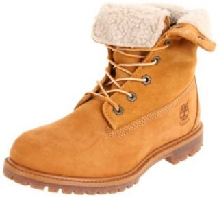 TIMBERLAND FLEECE WOMENS BOOTS IN WHEAT COLOUR MODEL 21689: .co 