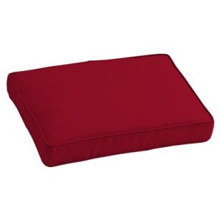 Room Essentials™ Outdoor Ottoman Cushion   Red product details page