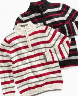 Greendog Kids Sweater, Little Boys Striped 1/4 Zip Sweater