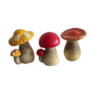 Ver Garden Treasures Cement deco garden mushrooms at Lowes