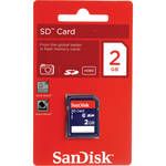 The SanDisk 2GB SD Memory Card Class 2 provides 2GB of storage for 