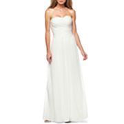 Liliana Shirred Strapless Bridal Gown $120
