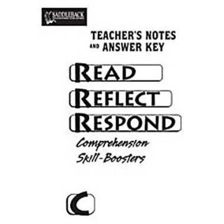 Saddleback Educational Publishing® Read Reflect Respond Book C 