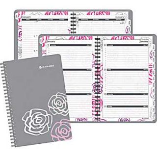 2013 AT A GLANCE® Pink Petals Weekly/Monthly Appointment Book 
