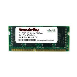 KOMPUTERBAY 512MB SDRAM SODIMM (144 Pin) LD 133Mhz PC133 Notebook 