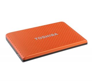 TOSHIBA TOS190568 Store.E Partner Portable Hard Drive   750GB, Orange 
