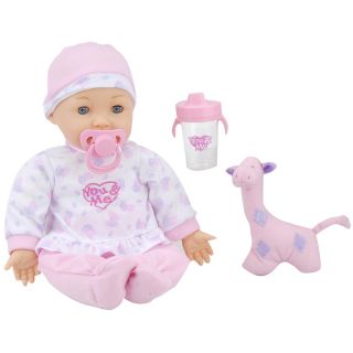You & Me 14 inch Hugs & Holds Doll   Caucasian (Styles Vary)