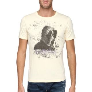 DIESEL T Shirt Homme Jaune, noir et violet   Achat / Vente T SHIRT 