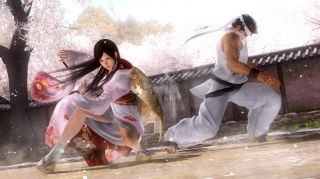 Kokoro parying an attack by Akira in Dead or Alive 5