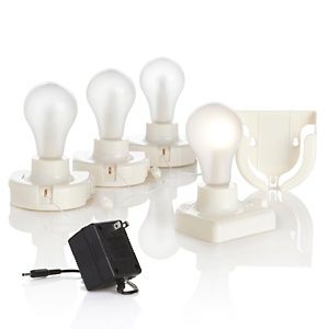 Insta Bulb Battery Operated Light Bulb   4 pack