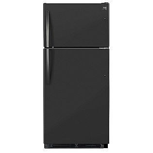 Kenmore 16.5 cu. ft. Top Freezer Refrigerator   Black   Appliances 
