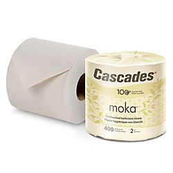 Cascades® moka™ 100% Recycled Bathroom Tissue, 400 Sheets Per Roll 