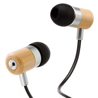   Vers 7E Enhanced Bass Wooden Earbuds With Mic