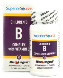 Superior Source Childrens B Complex with Vitamin C    60 Instant 