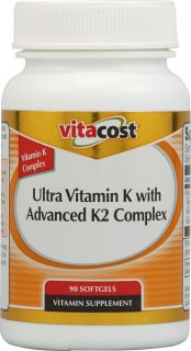 Vitacost Ultra Vitamin K with Advanced K2 Complex    90 Softgels 
