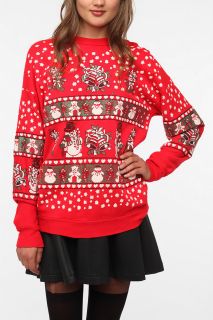 Urban Renewal Ugly Christmas Sweater   Urban Outfitters